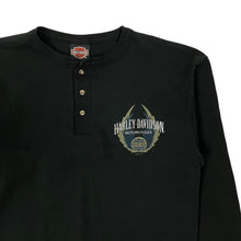 Load image into Gallery viewer, 1997 Harley-Davidson Gargoyle Henley Long Sleeve - Size L
