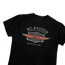 Load image into Gallery viewer, Harley-Davidson Flame &amp; Smoke Logo Biker Tee - Size M
