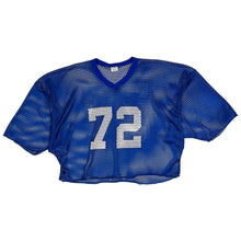 Load image into Gallery viewer, Cropped USA Made #72 Sand-Knit Mesh Football Jersey - Size OSFA
