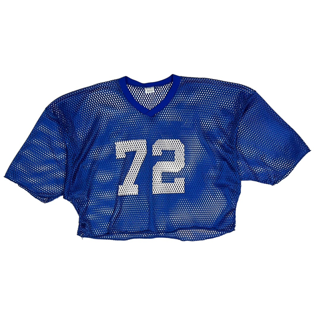 Cropped USA Made #72 Sand-Knit Mesh Football Jersey - Size OSFA