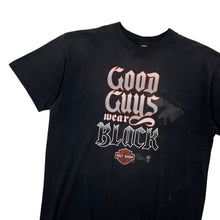 Load image into Gallery viewer, 1986 Harley-Davidson 3D Emblem Good Guys Wear Black Tee - Size XL
