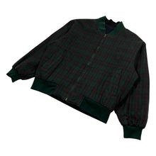 Load image into Gallery viewer, Yves Saint Laurent Pour Homme Reversible Plaid Bomber Jacket - Size M/L
