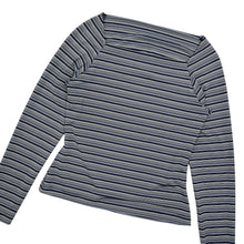 Load image into Gallery viewer, Women's Jaclyn B Striped USA Made Long Sleeve - Size M
