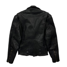 Load image into Gallery viewer, Branded Garments USA Made Leather Biker Jacket - Size M/L
