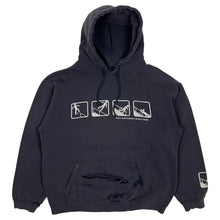Load image into Gallery viewer, Distressed Ouch That's Gonna Leave A Mark Skate Hoodie - Size L
