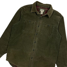 Load image into Gallery viewer, LL Bean Flannel Lined Corduroy Shirt - Size XL
