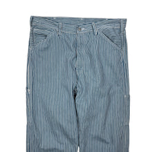 Load image into Gallery viewer, Levi's Hickory Striped Denim Work Jeans - Size 36"
