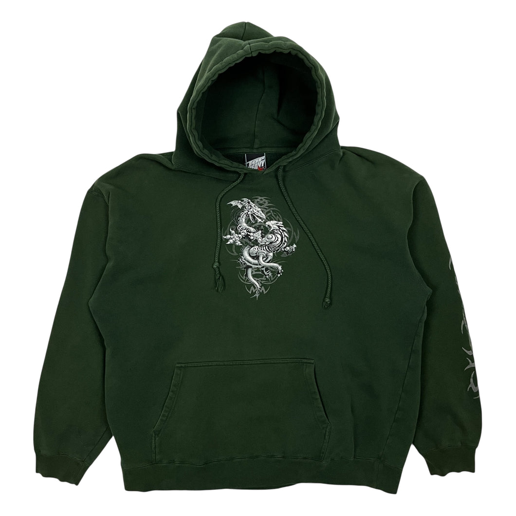 2001 Top Heavy Tribal Dragon Battle Hoodie - Size L/XL