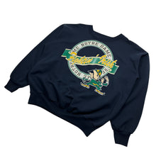 Load image into Gallery viewer, Notre Dame Fightin&#39; Irish Puff Print Crewneck Sweatshirt - Size XL
