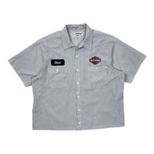 Load image into Gallery viewer, Harley-Davidson Mechanic Raw Hem Work Shirt - Size L

