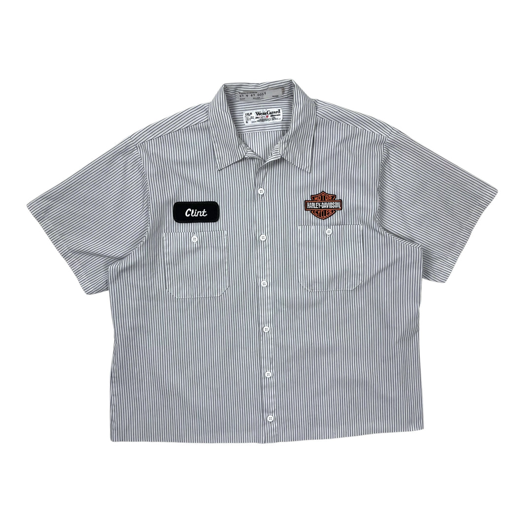 Harley-Davidson Mechanic Raw Hem Work Shirt - Size L