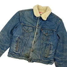 Load image into Gallery viewer, Levi's USA Made Shearling Denim Jacket - Size L/XL
