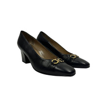Load image into Gallery viewer, Women's Ferragamo Horse Bit Pumps - Size 6.5
