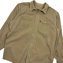 Load image into Gallery viewer, Levi's Heavyweight Khaki Button Up Shirt - Size XL
