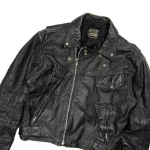 Load image into Gallery viewer, Highway One Classic Leather Biker Jacket - Size L
