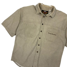 Load image into Gallery viewer, Harley-Davidson Embroidered Khaki Button Down Shirt - Size L/XL
