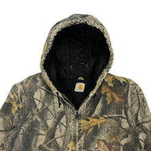 Load image into Gallery viewer, Carhartt Insulated Real Tree Camo Hooded Work Jacket - Size S/M
