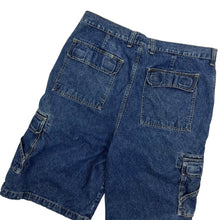 Load image into Gallery viewer, Utility Baggy Denim Cargo Shorts - Size 36&quot;
