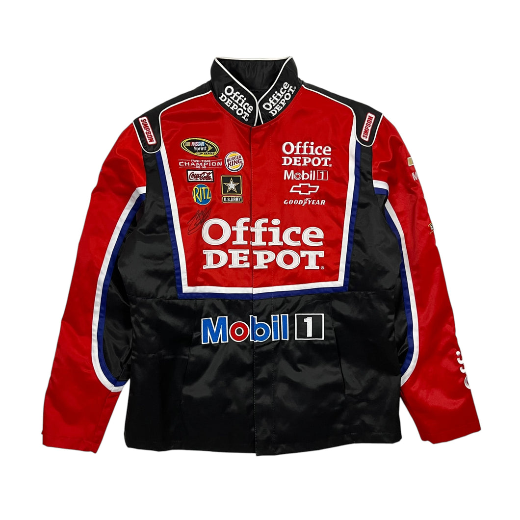 Chase Autographed Tony Stewart Office Depot NASCAR Racing Jacket - Size M/L