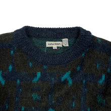 Load image into Gallery viewer, 1986 Abstract Wool Blend Knit Sweater - Size M/L
