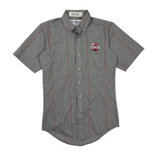 Load image into Gallery viewer, Coca-Cola Pinstripe Delivery Uniform Work Shirt - Size L
