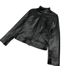 Load image into Gallery viewer, Women&#39;s Le Chateau Cafe Race Leather Biker Jacket - Size S
