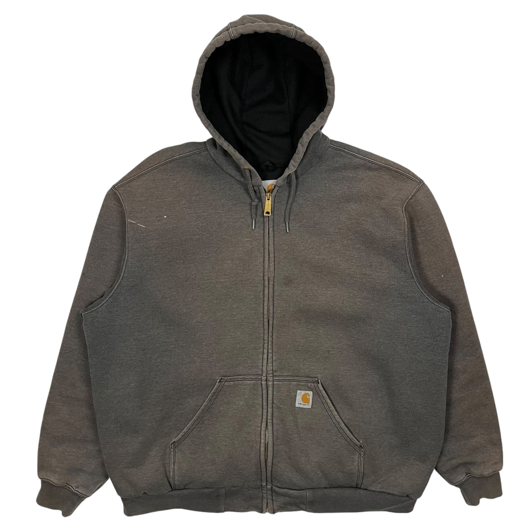 Sunbaked Carhartt Heavyweight Lined Hooded Jacket - Size XXL