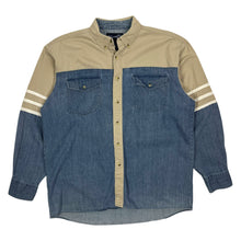 Load image into Gallery viewer, Wrangler Two Tone Button Up Shirt - Size XL
