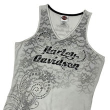Load image into Gallery viewer, Women&#39;s Harley-Davidson Rhinestone Embellished Lace Tank - Size XL
