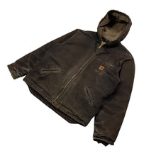 Load image into Gallery viewer, Carhartt Sherpa-Lined Hooded Work Jacket - Size L
