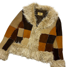 Load image into Gallery viewer, Women's Patchwork Suede Penny Lane Jacket - Size M
