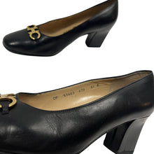 Load image into Gallery viewer, Women's Ferragamo Horse Bit Pumps - Size 6.5
