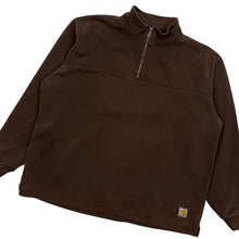 Load image into Gallery viewer, Carhartt Quarter Zip Pullover Sweatshirt - Size XXL
