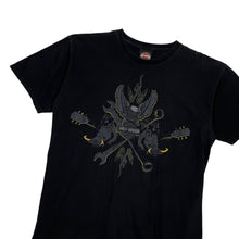 Load image into Gallery viewer, Harley-Davidson Hogs &amp; Guitar Biker Tee - Size L
