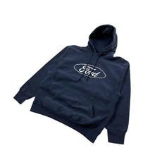 Load image into Gallery viewer, Ford Oval Logo Embroidered Heavyweight Pullover Hoodie - Size L
