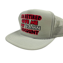 Load image into Gallery viewer, 1994 Deadstock I'm Retired Mesh Trucker Hat - Adjustable
