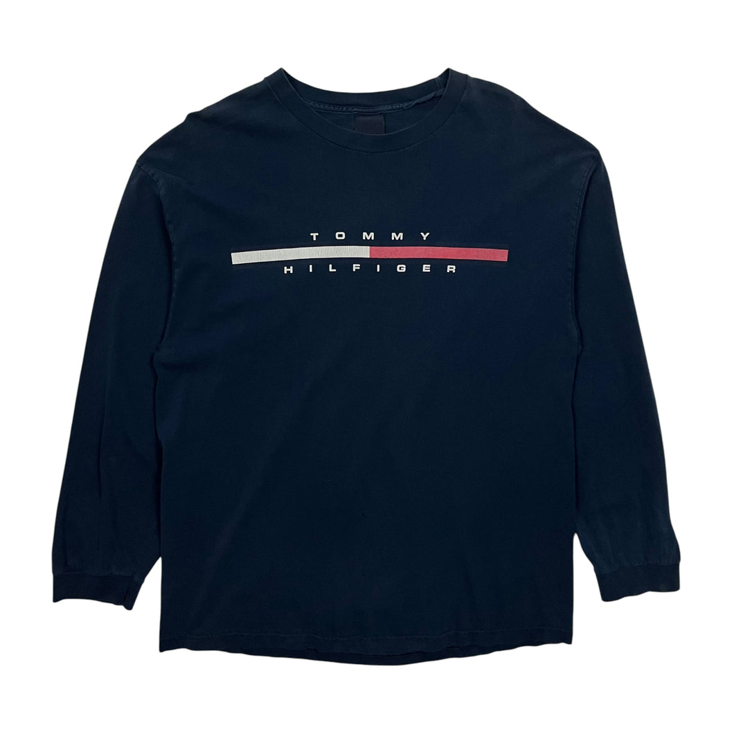 Tommy Hilfiger Spell Out Longsleeve - Size XL