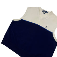 Load image into Gallery viewer, Polo By Ralph Lauren Two Tone Sweater Vest - Size M
