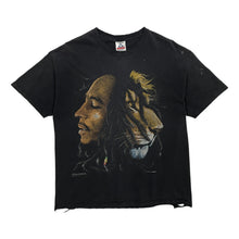 Load image into Gallery viewer, Distressed Bob Marley Lion Tee - Size XL
