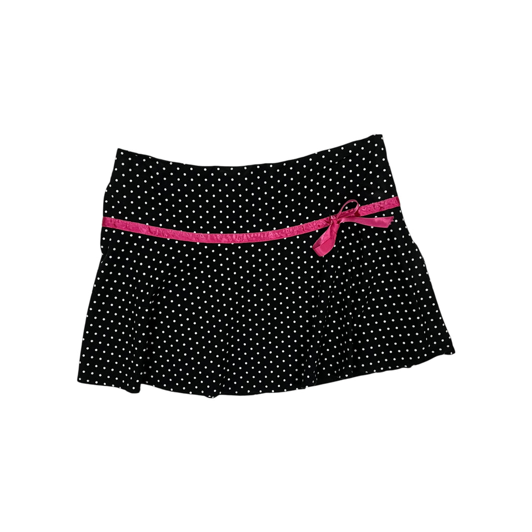 Women's Star City Polka Dot Ribboned Skirt - Size S/M