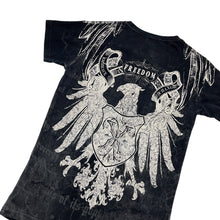 Load image into Gallery viewer, Xzavier Rhinestone Winged Cross Tee - Size L
