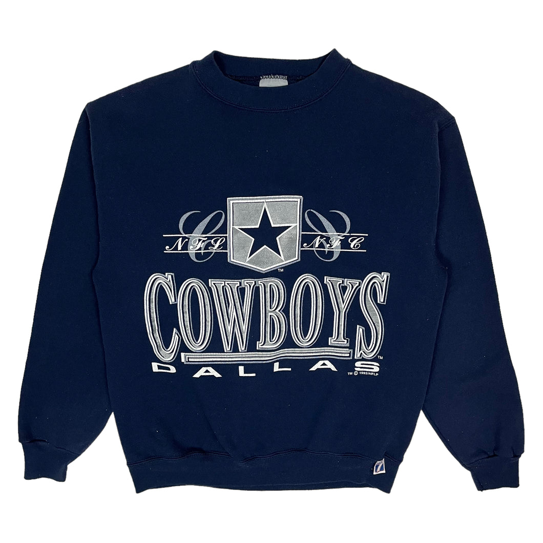 1992 Dallas Cowboys Logo 7 Crewneck Sweatshirt - Size M
