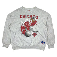 Load image into Gallery viewer, Chicago Bulls Nutmeg Mascot USA Made Crewneck Sweatshirt - Size XL
