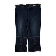 Load image into Gallery viewer, Women's Request Lace-up Denim Capris - Size S
