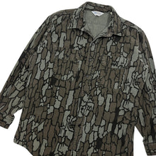 Load image into Gallery viewer, Five Brother USA Made Flannel Tree Bark Camo Button Up - Size XL
