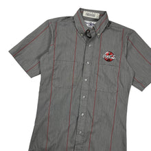 Load image into Gallery viewer, Coca-Cola Pinstripe Delivery Uniform Work Shirt - Size L
