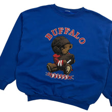 Load image into Gallery viewer, 1993 Buffalo Bills Teddy Bear NFL Crewneck Sweatshirt - Size XXL
