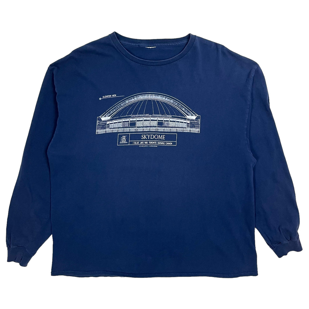 Skydome Blue Print Long Sleeve - XL