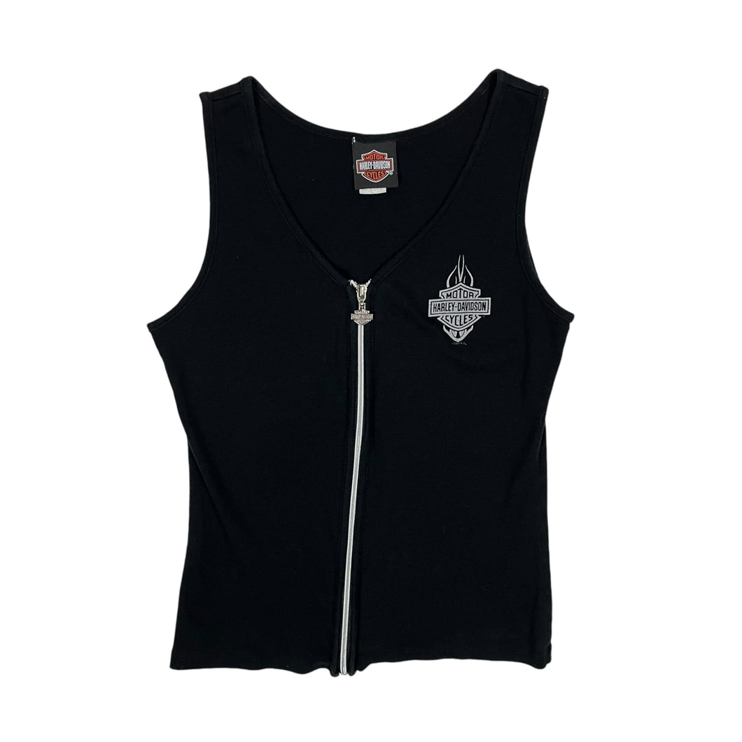 Women's Harley-Davidson Front Zip Tank - Size L