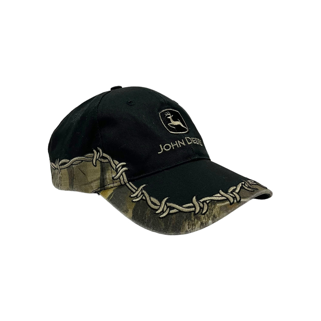 John Deere Barbed Wire Realtree Camo Hat - Adjustable